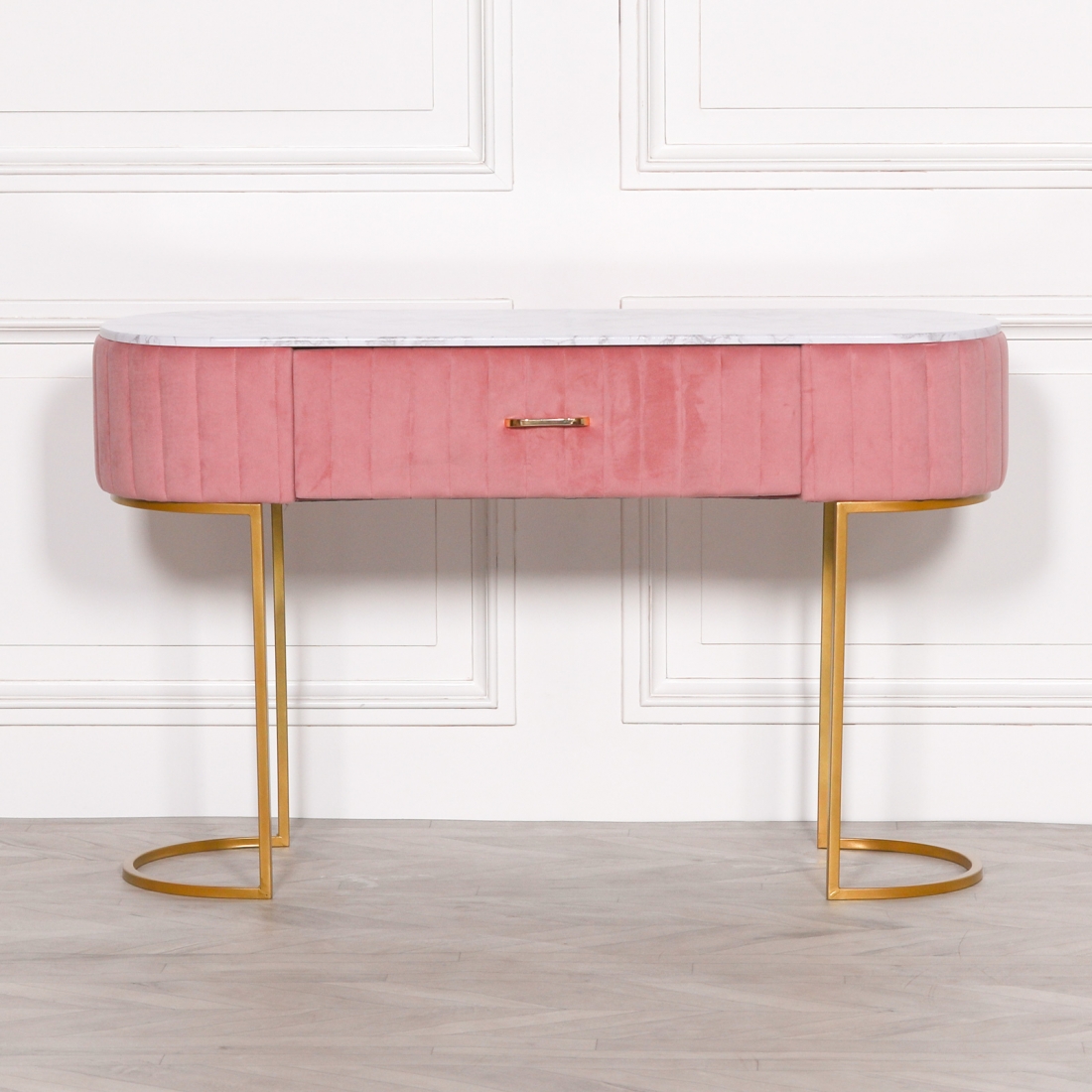 Pink Upholstered Dressing Table Maison Reproductions   AV672 1100x1100 